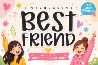 Best Friend Fonts for Creative Design Projects