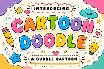 Creative Fonts for Cartoon & Doodle Designs