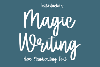 Designer Fonts for Magic Writing Projects